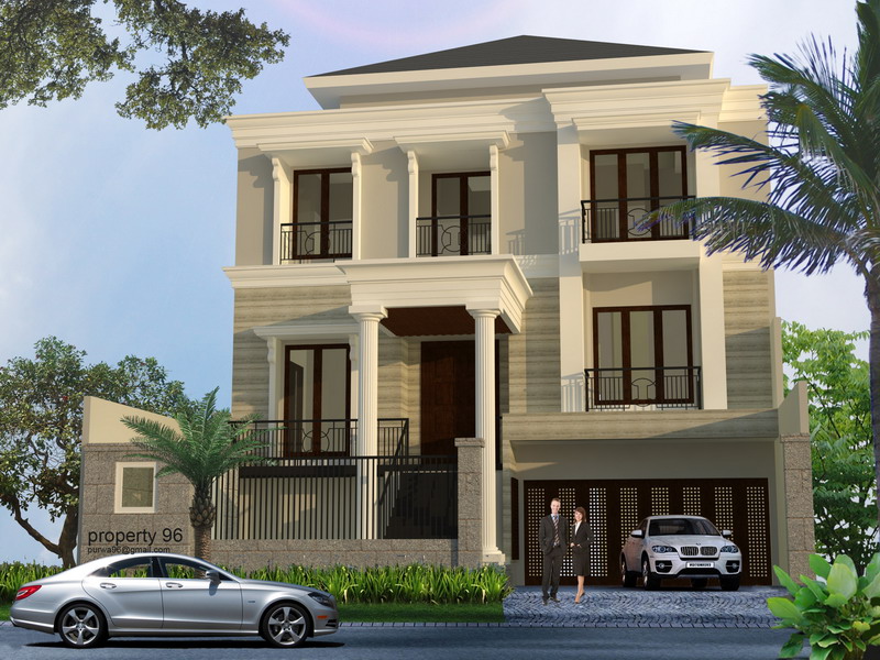  Rumah  Klasik  di Jalan Duta Permai Pondok Indah Jakarta 